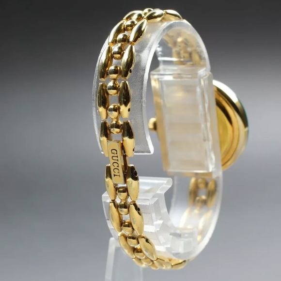 GUCCI 14k Good Plated ICONIC Collectors Watch Excellent Condition - Picture 6 of 10